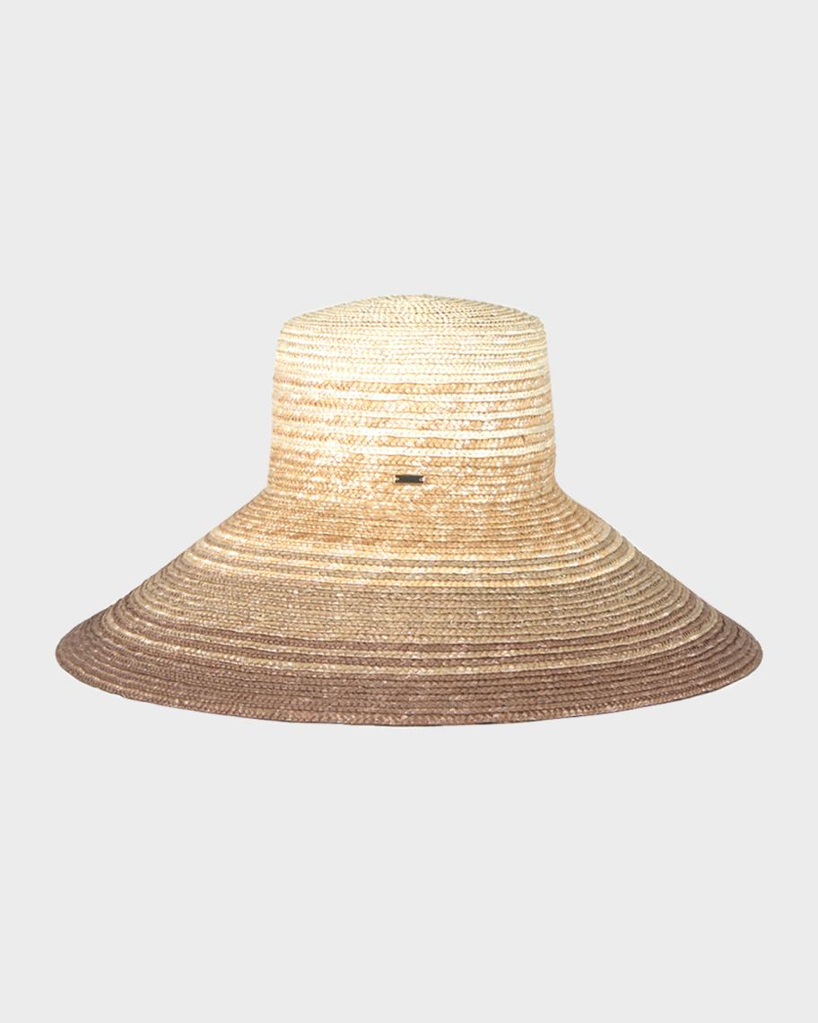 Eugenia Kim Mirabel Wide-Brim Straw Sun Hat | Neiman Marcus display picture 1