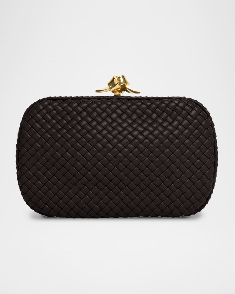 Bottega Veneta Padded Leather Sculptural Knot Clutch Bag | Neiman