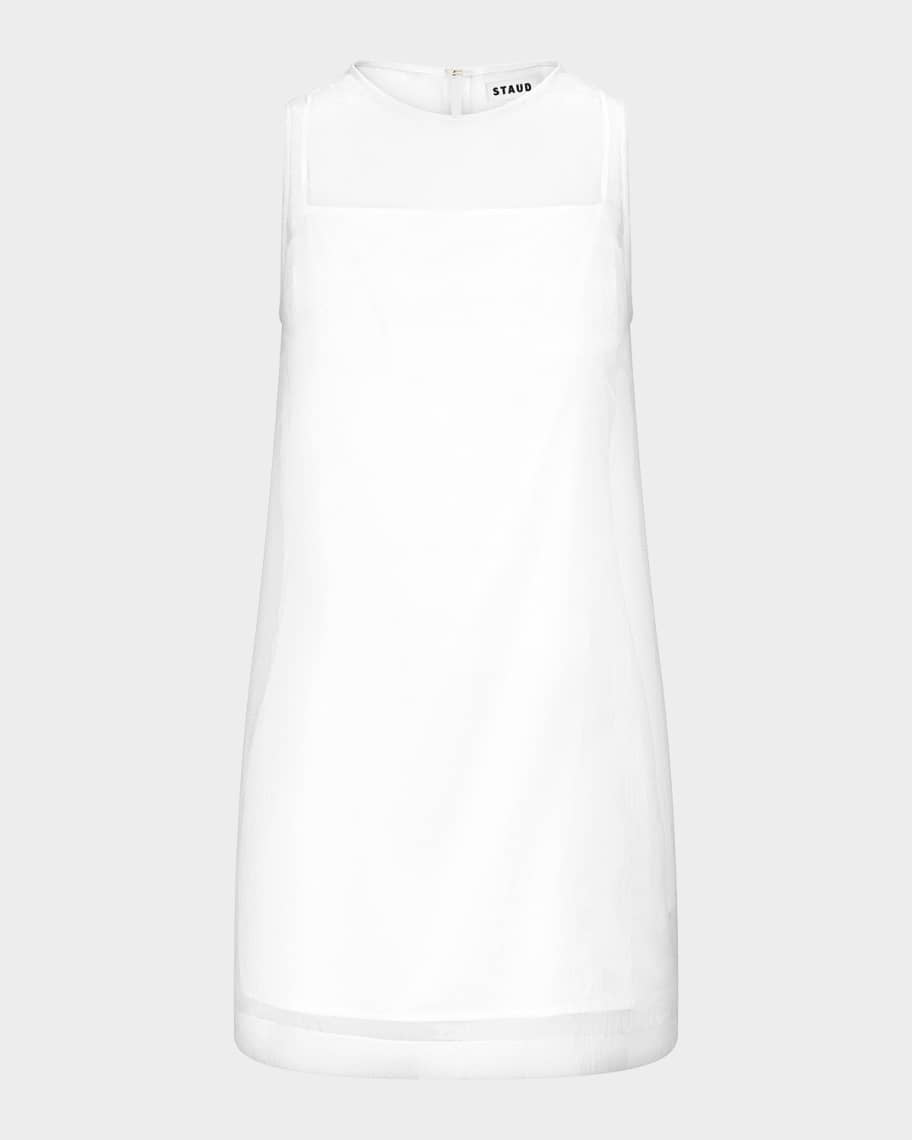 STAUD, Brea Dress in Ivory, Size Small