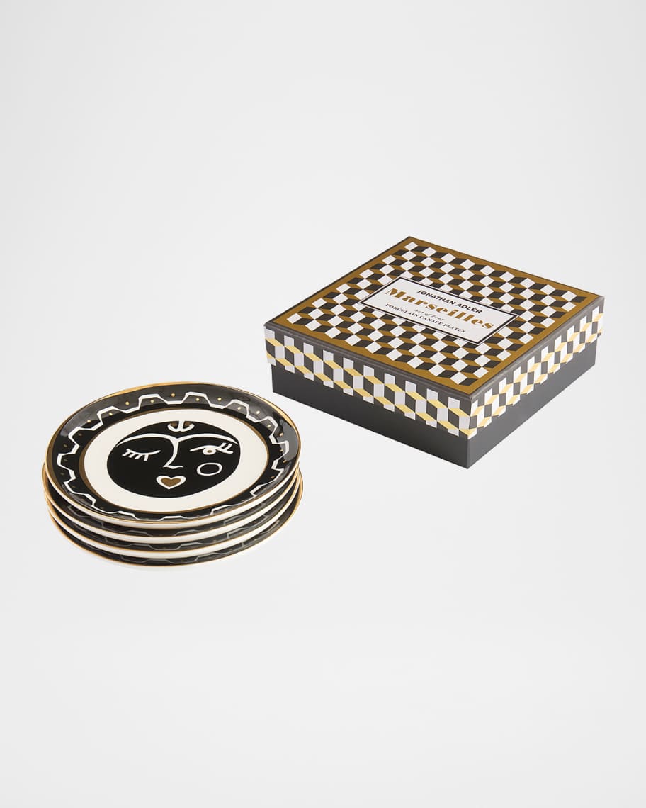 Marseilles Small Plates, Set of 4