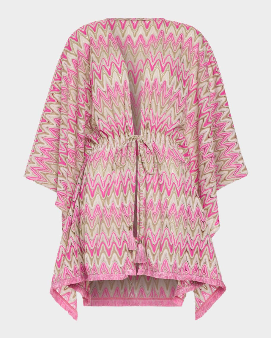 【専用】Babaco Cuba Murti Summer Knit Ramy Brook McKala Zig-Zag Knit Caftan Coverup | Neiman Marcus