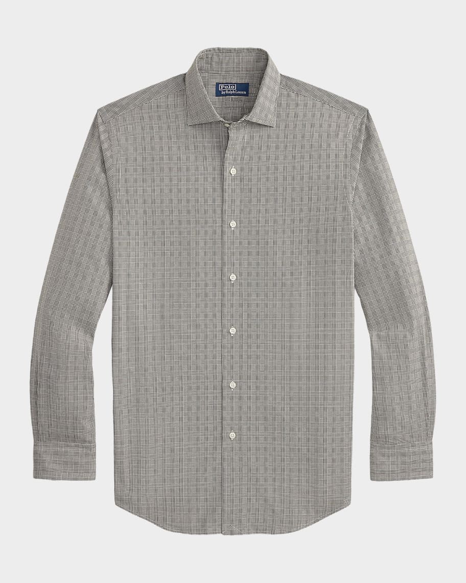 Polo Ralph Lauren Men's Classic Fit Glen Plaid Poplin Sport Shirt