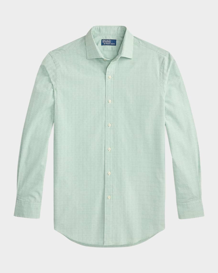 Polo Ralph Lauren Men's Classic Fit Glen Plaid Poplin Sport Shirt