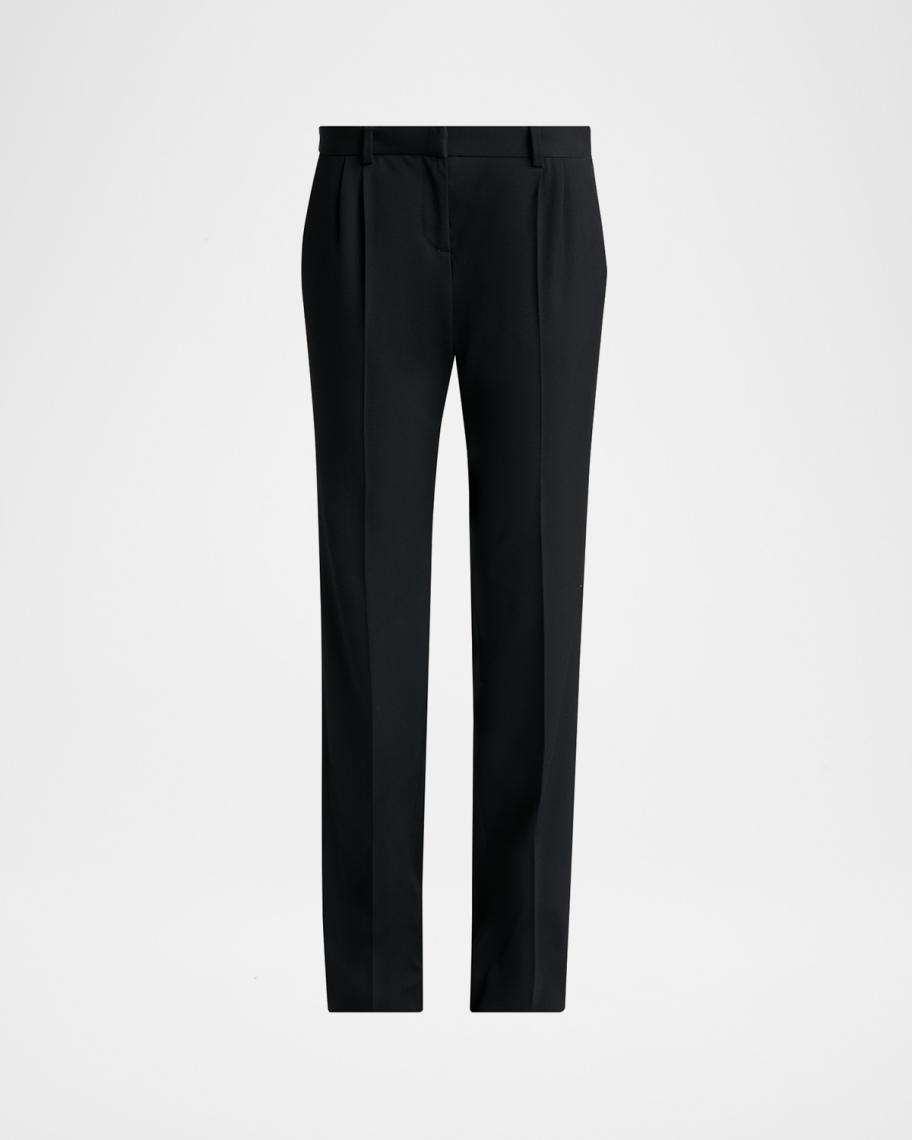 Balenciaga Low-Rise Slim-Leg Tailored Pants | Neiman Marcus