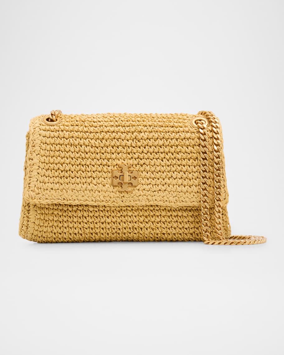 Tory Burch Kira Turnlock Mini Crochet Shoulder Bag | Neiman Marcus