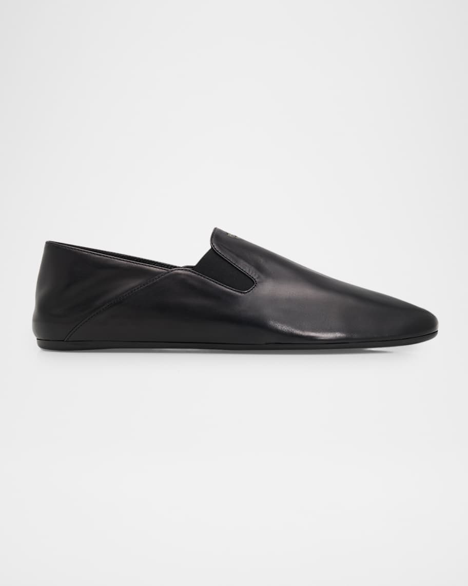 Prada Men's Leather Slip-On Loafers | Neiman Marcus
