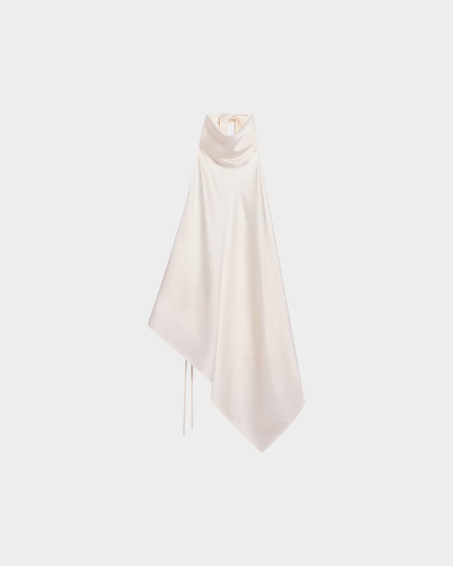 Helmut Lang Silk Tie Scarf Top | Neiman Marcus