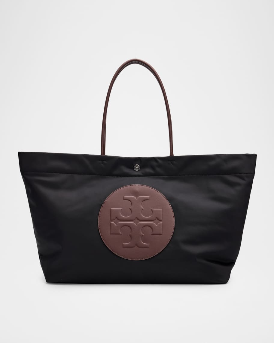 Tory Burch Ella Twist Reversible Nylon Tote Bag | Neiman Marcus