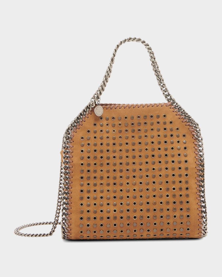 Stella McCartney Falabella Studded Eyelet Mini Bag | Neiman Marcus