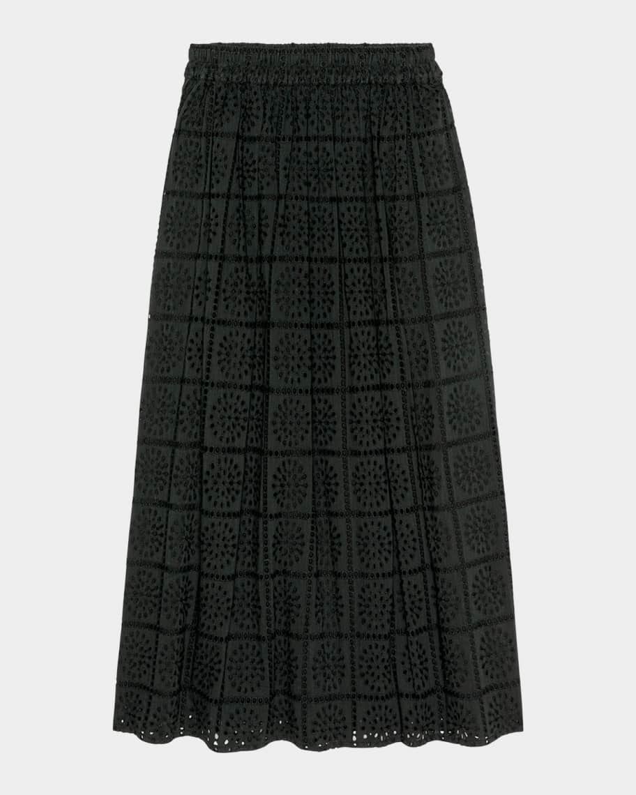 Rails Dax Cotton Eyelet Maxi Skirt | Neiman Marcus