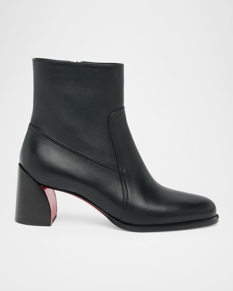 Christian Louboutin 55mm Ira Leather Ankle Boots | Neiman Marcus