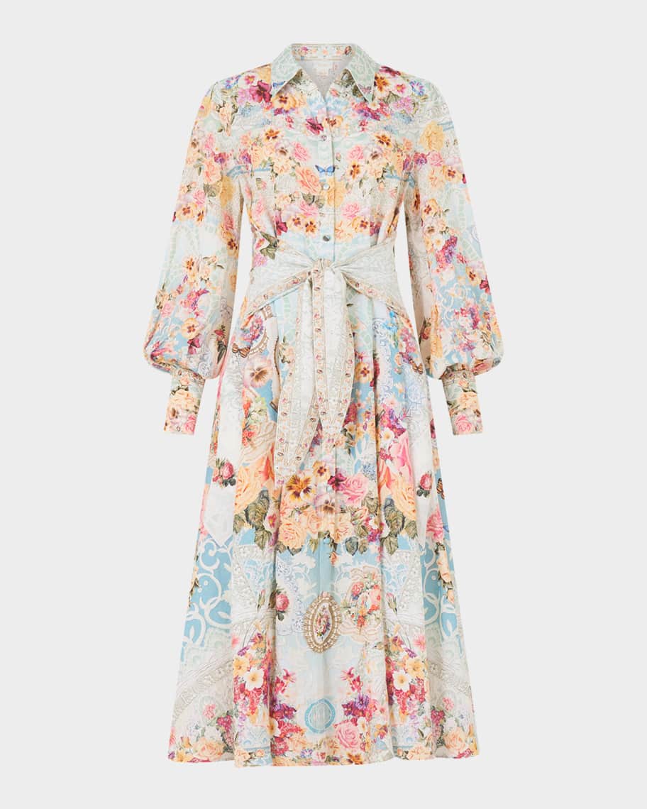Camilla A Taste For Love Midi Shirtdress | Neiman Marcus