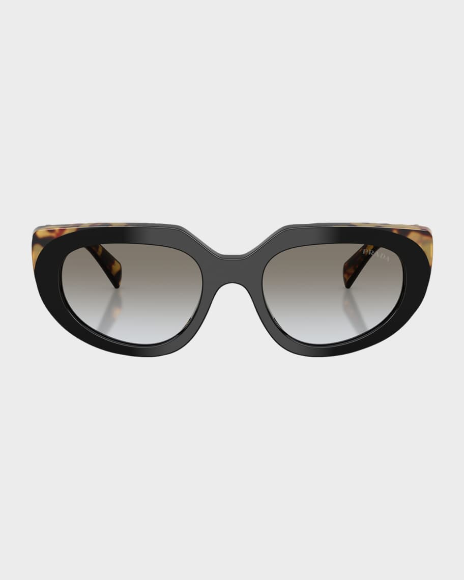 Prada PR D02SF 54MM Oval Sunglasses | Neiman Marcus