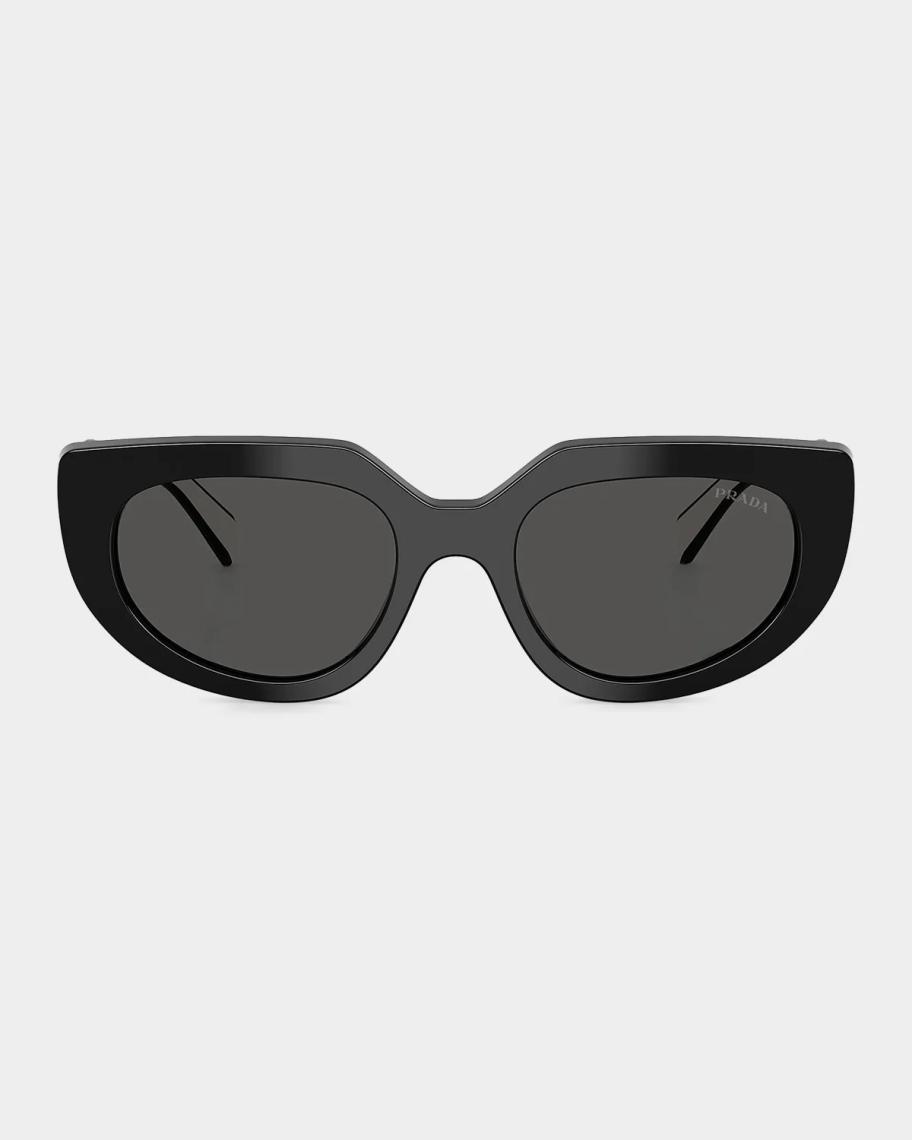 Prada PR D02SF 54MM Oval Sunglasses | Neiman Marcus