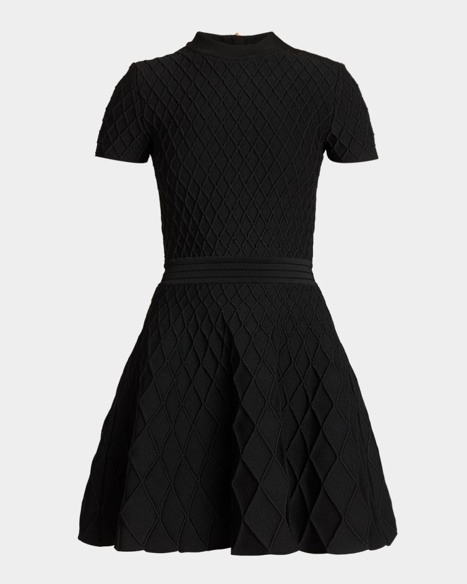 balmain diamond knit dress Balmain