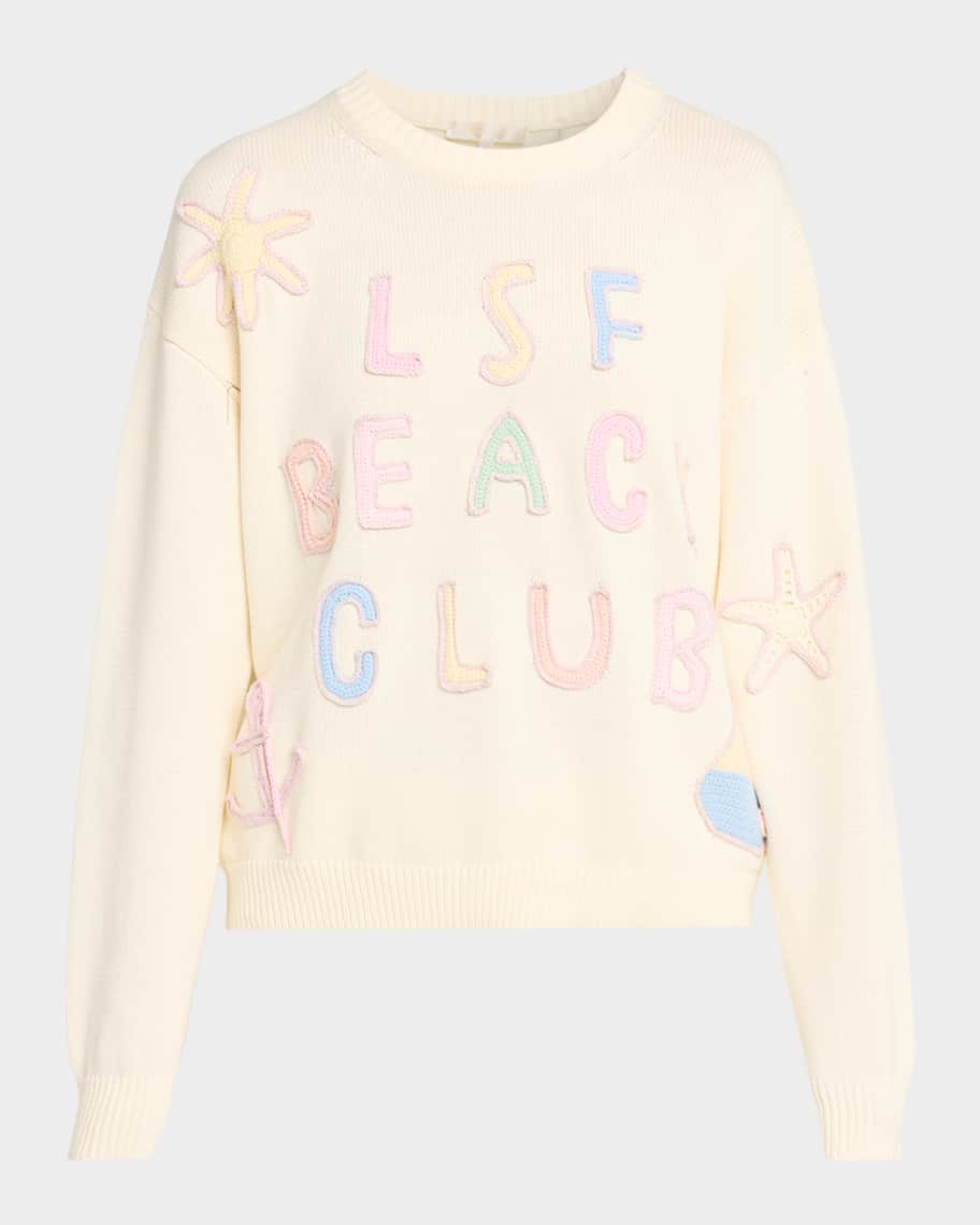 LoveShackFancy Kora Embroidered Cotton Pullover | Neiman Marcus