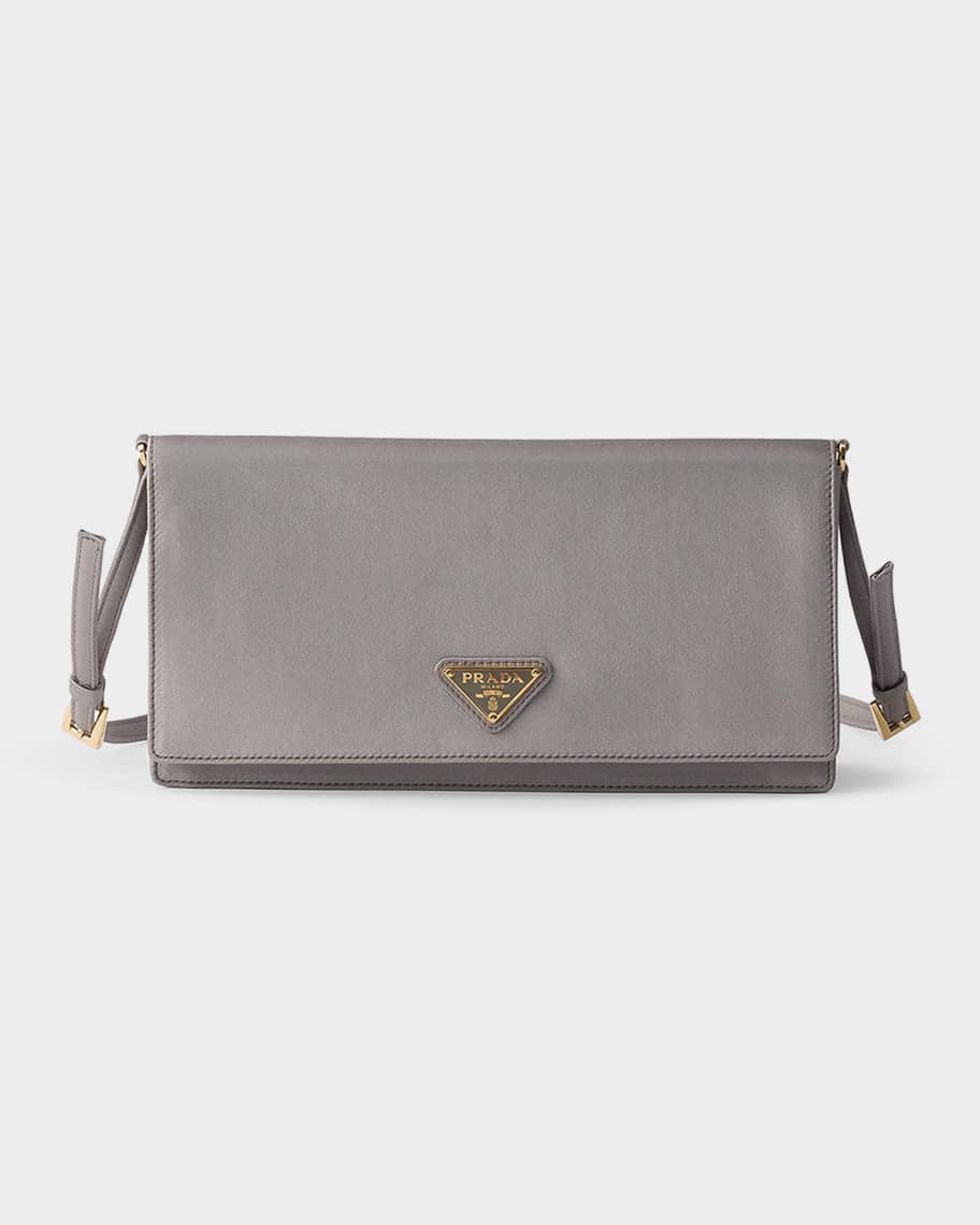 Prada Satin Mini Shoulder Bag | Neiman Marcus