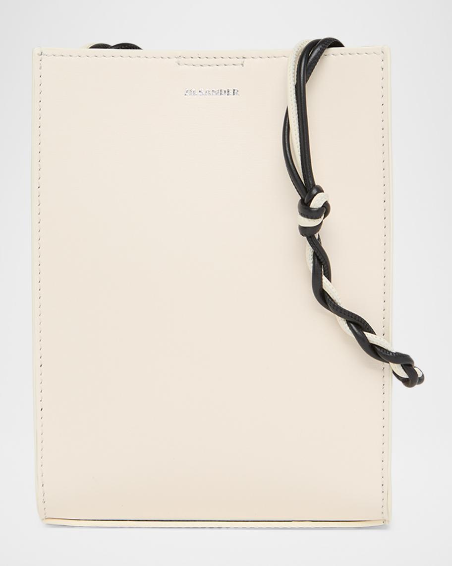 Jil Sander Tangle Small Leather Crossbody Bag | Neiman Marcus