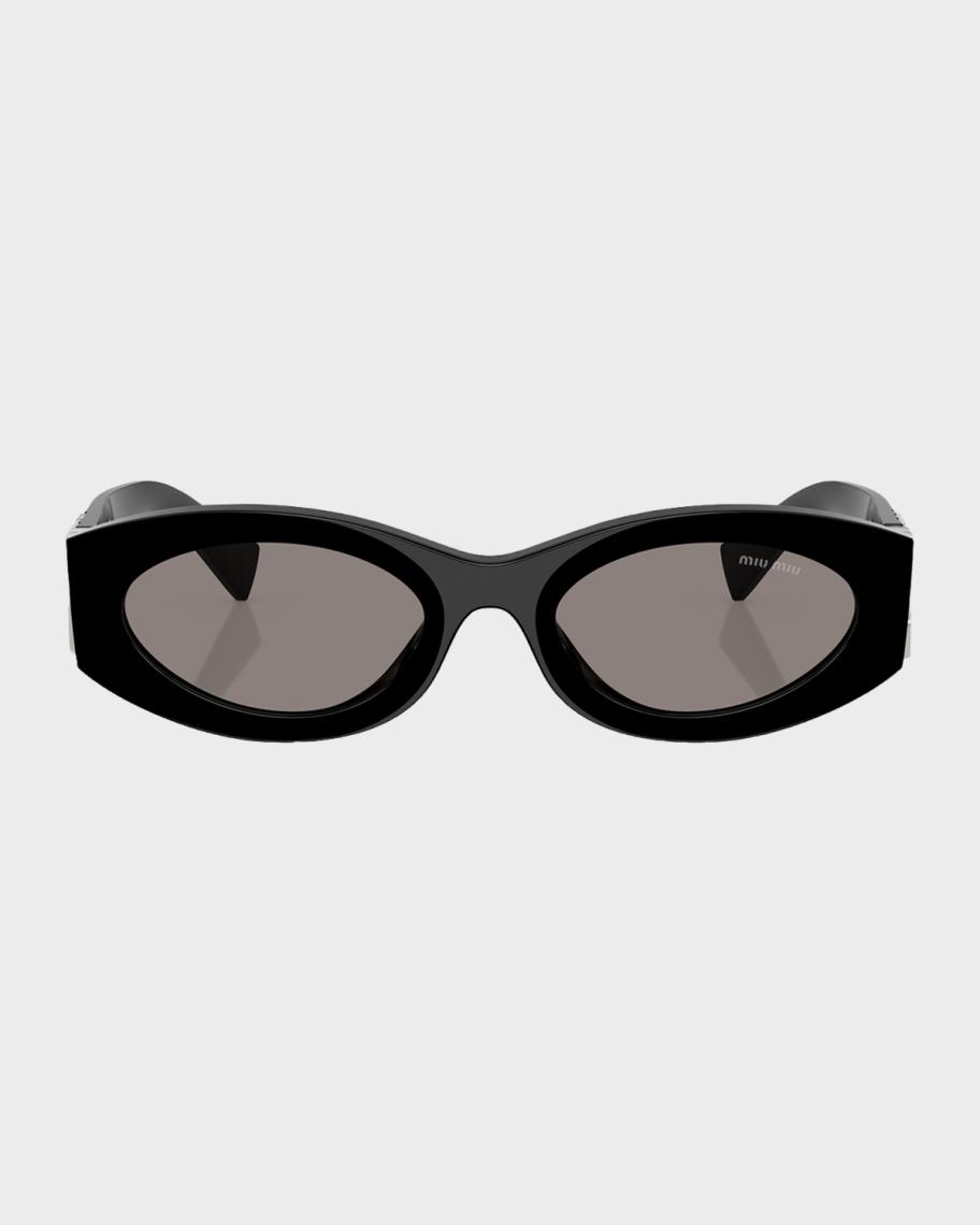 Miu Miu 54MM Oval Sunglasses | Neiman Marcus