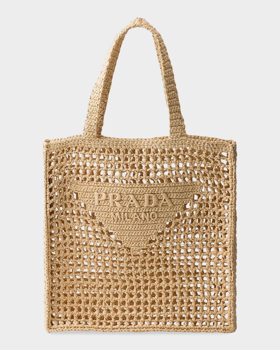 Prada Crochet Tote Bag | Neiman Marcus