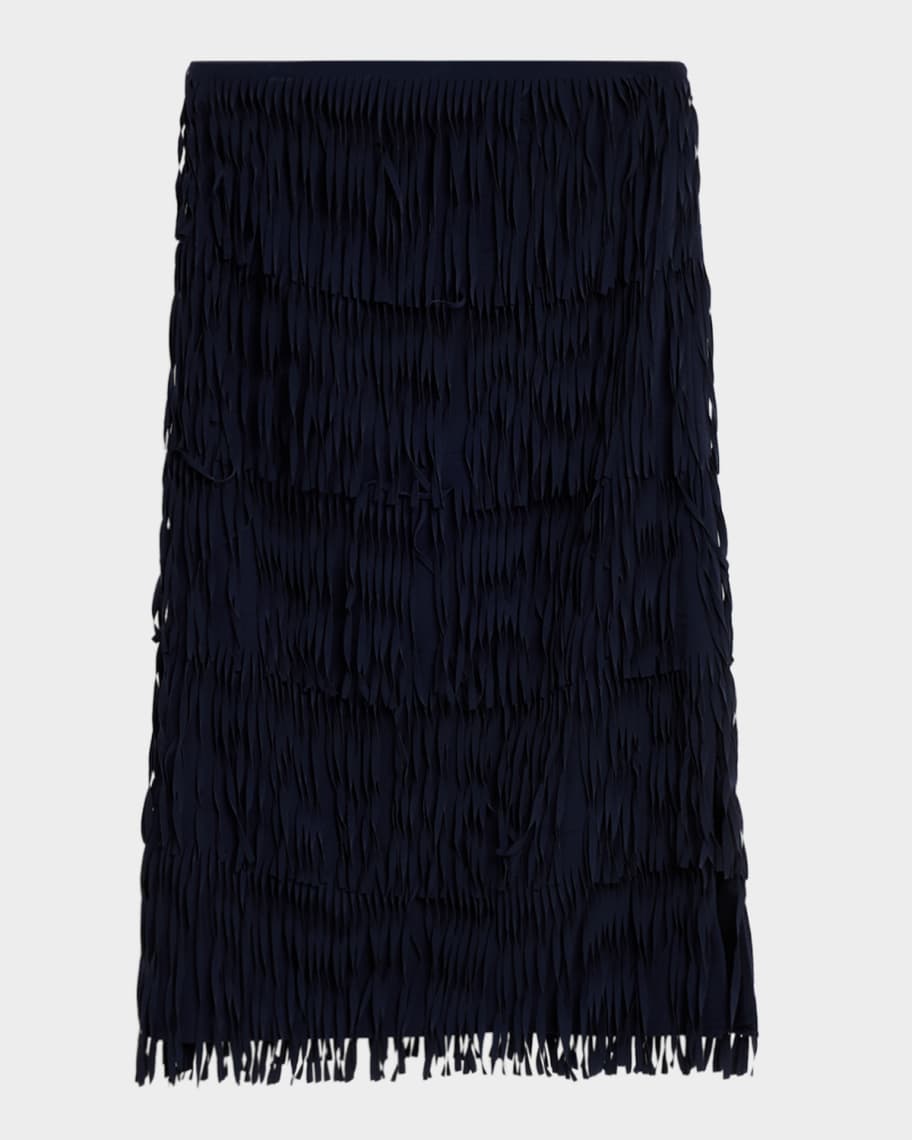 Jupe Elie Tahari Lelia Noire Taille 0 US (neuve Avec étiquettes, Longueur Genou)