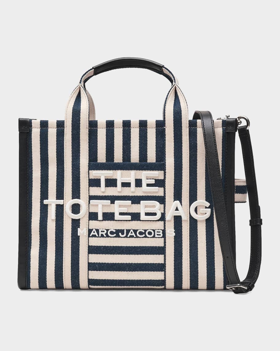 Marc Jacobs The Stripe Canvas Medium Tote Bag | Neiman Marcus