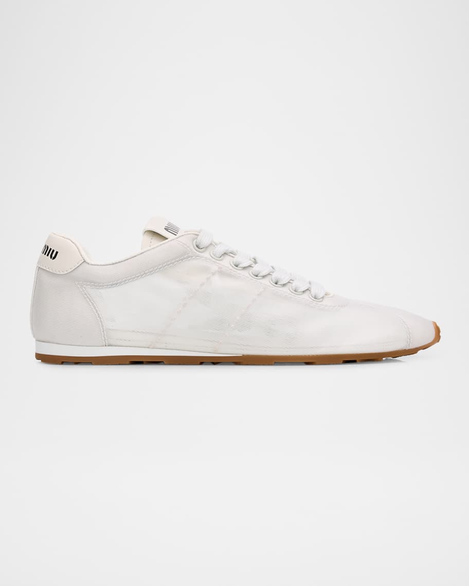 Miu Miu Mesh Retro Runner Sneakers | Neiman Marcus