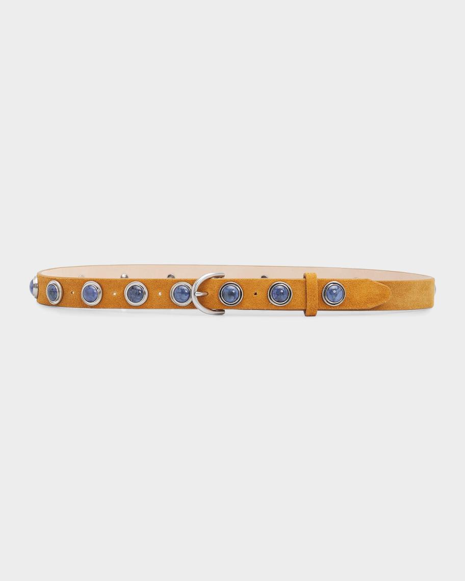 Rag & Bone Celia Studded Suede Belt | Neiman Marcus display picture 2