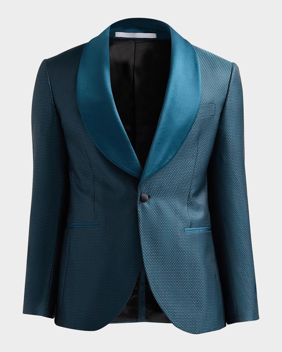 Pal Zileri Men's Geometric Jacquard Wool-Blend Dinner Jacket
