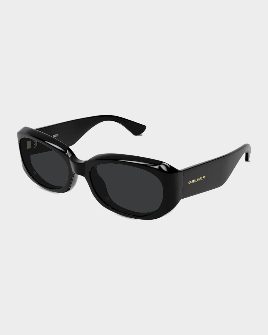 SAINT LAURENT サングラス ブラック Saint Laurent SL 868 Rectangular Sunglasses | Neiman Marcus