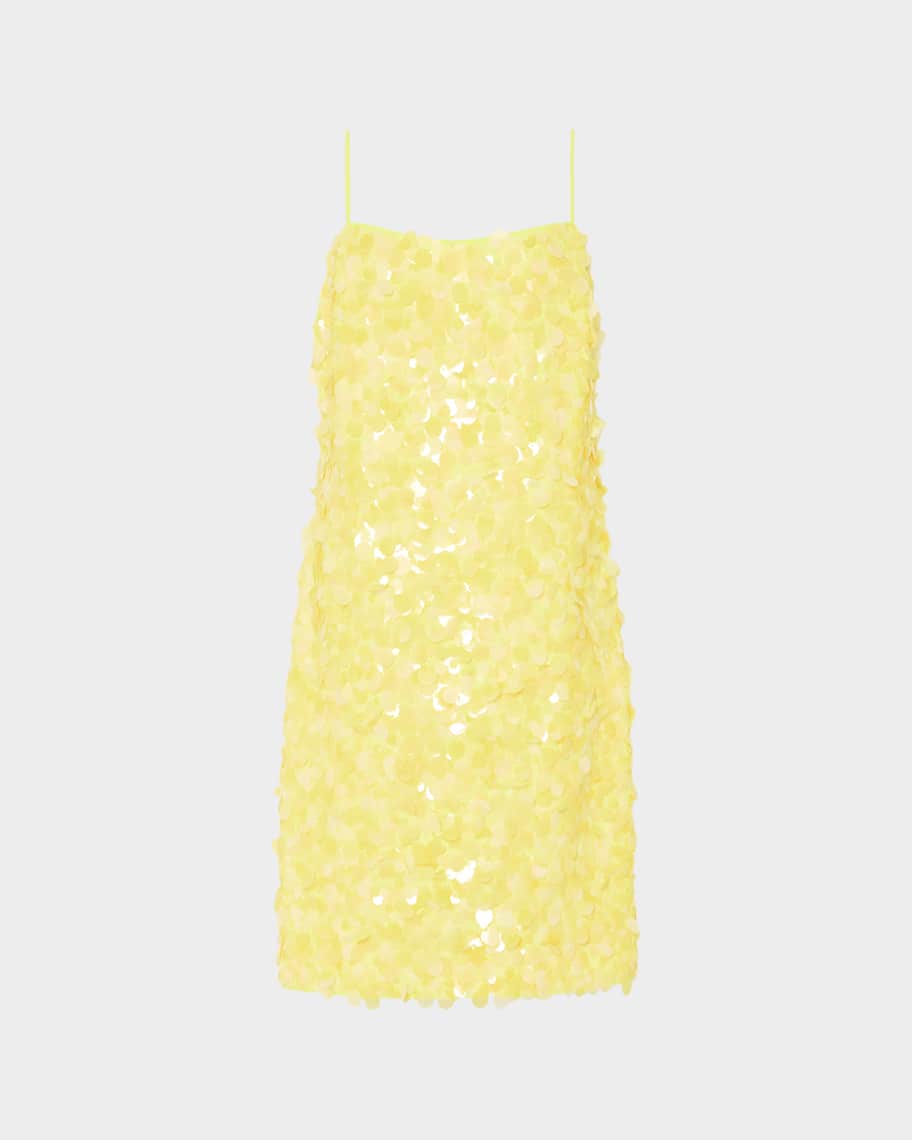 Milly Colette Sequin Mini Slip Dress | Neiman Marcus