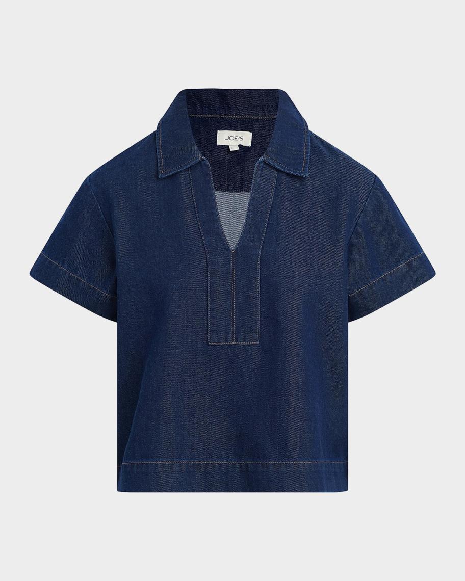 Joe's Jeans The Lillian Denim Top | Neiman Marcus