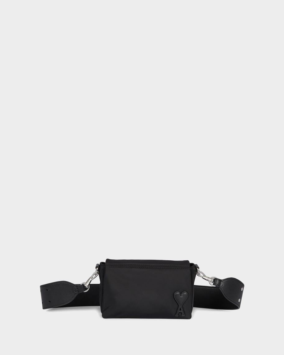 Ami Paris Logo Shoulder Bag | Neiman Marcus