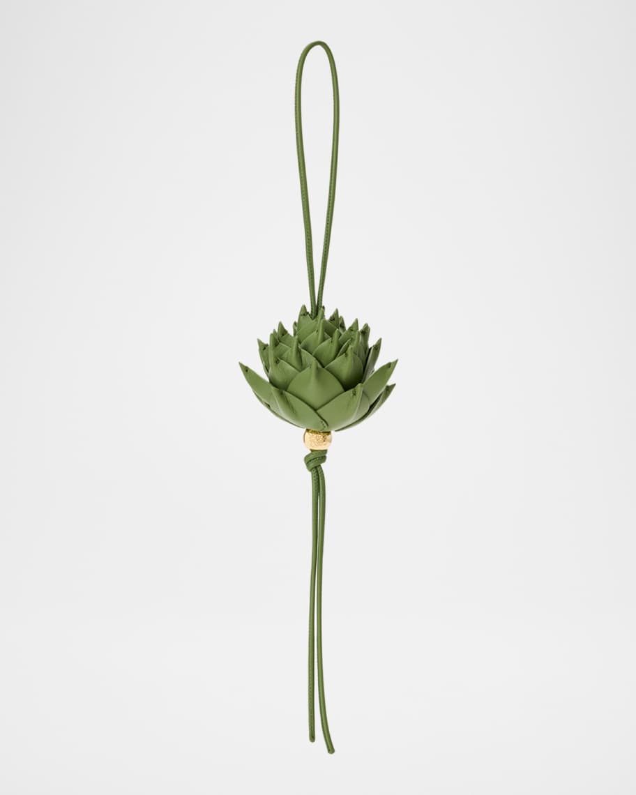 Loewe x Paula's Ibiza Leather Artichoke Bag Charm | Neiman Marcus