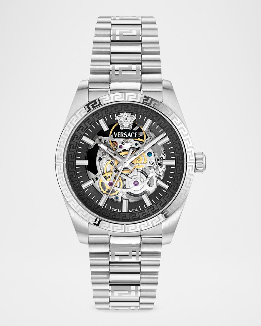 K*様 ROME DOD23〜24モデル　M/L Versace Collection Men's Millenyium 40mm Skeleton Stainless Steel