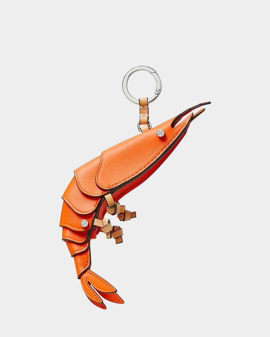 Tory Burch Prawn Leather Bag Charm | Neiman Marcus