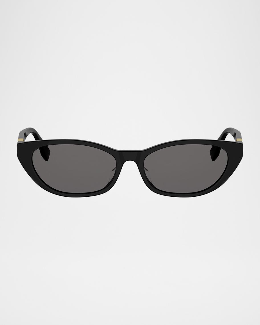 Fendi Black Cat-Eye Sunglasses with Stud Accents Fendi FE40163U Black Cat Eye Sunglasses – Designer Daydream main image 2