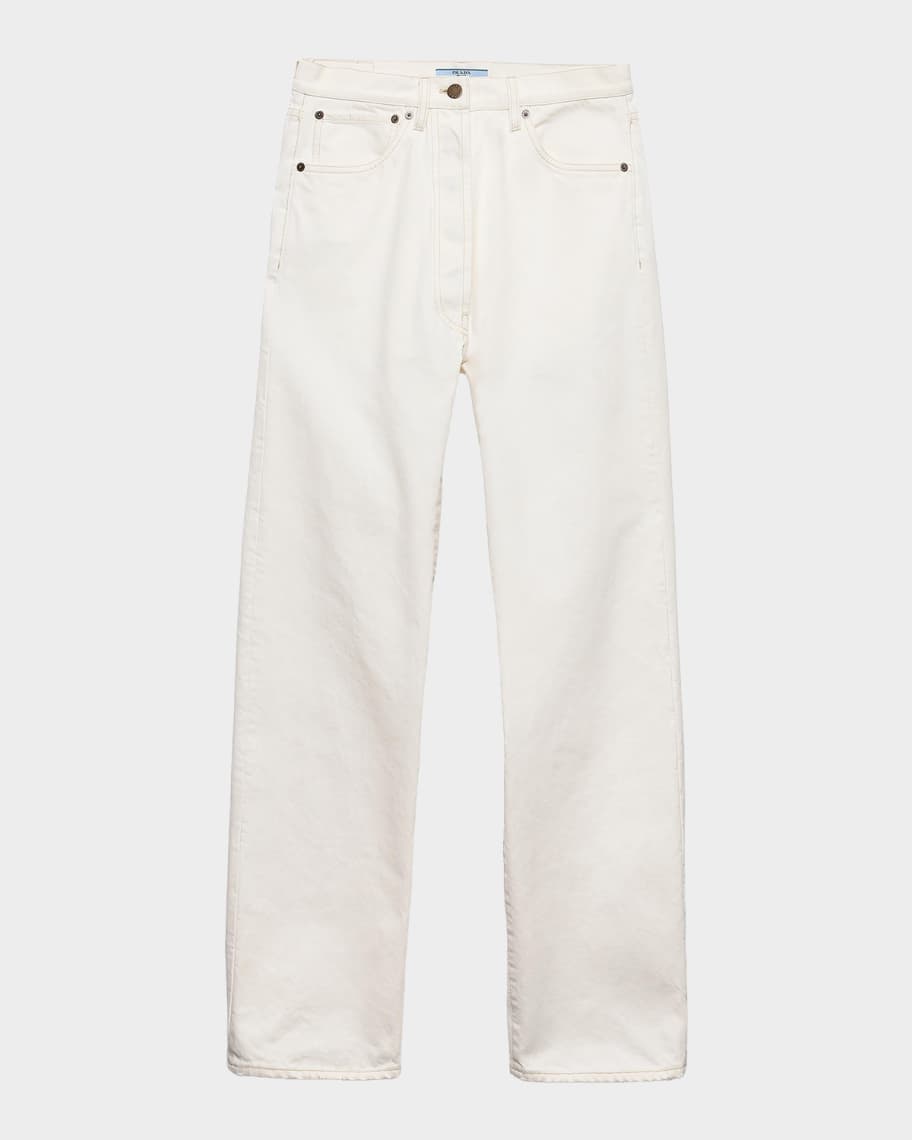 Prada Old Denim Five-Pocket Jeans | Neiman Marcus