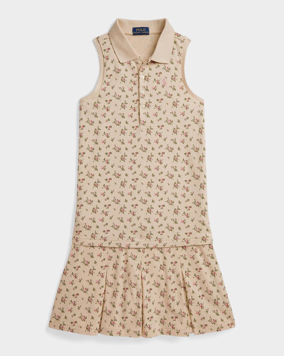 Ralph Lauren Little Girl's & Girl's Floral Polo & Skorts Set