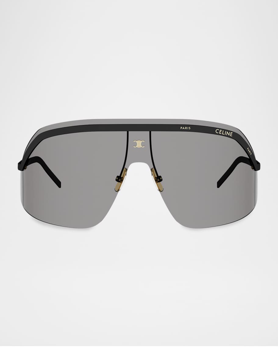 Celine Morning Shade Metal Mask Sunglasses | Neiman Marcus