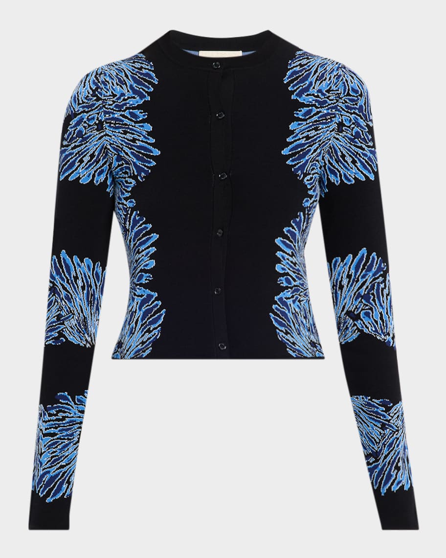 ゆか　0810 Ulla Johnson Carina Jacquard Knit Cardigan | Neiman Marcus