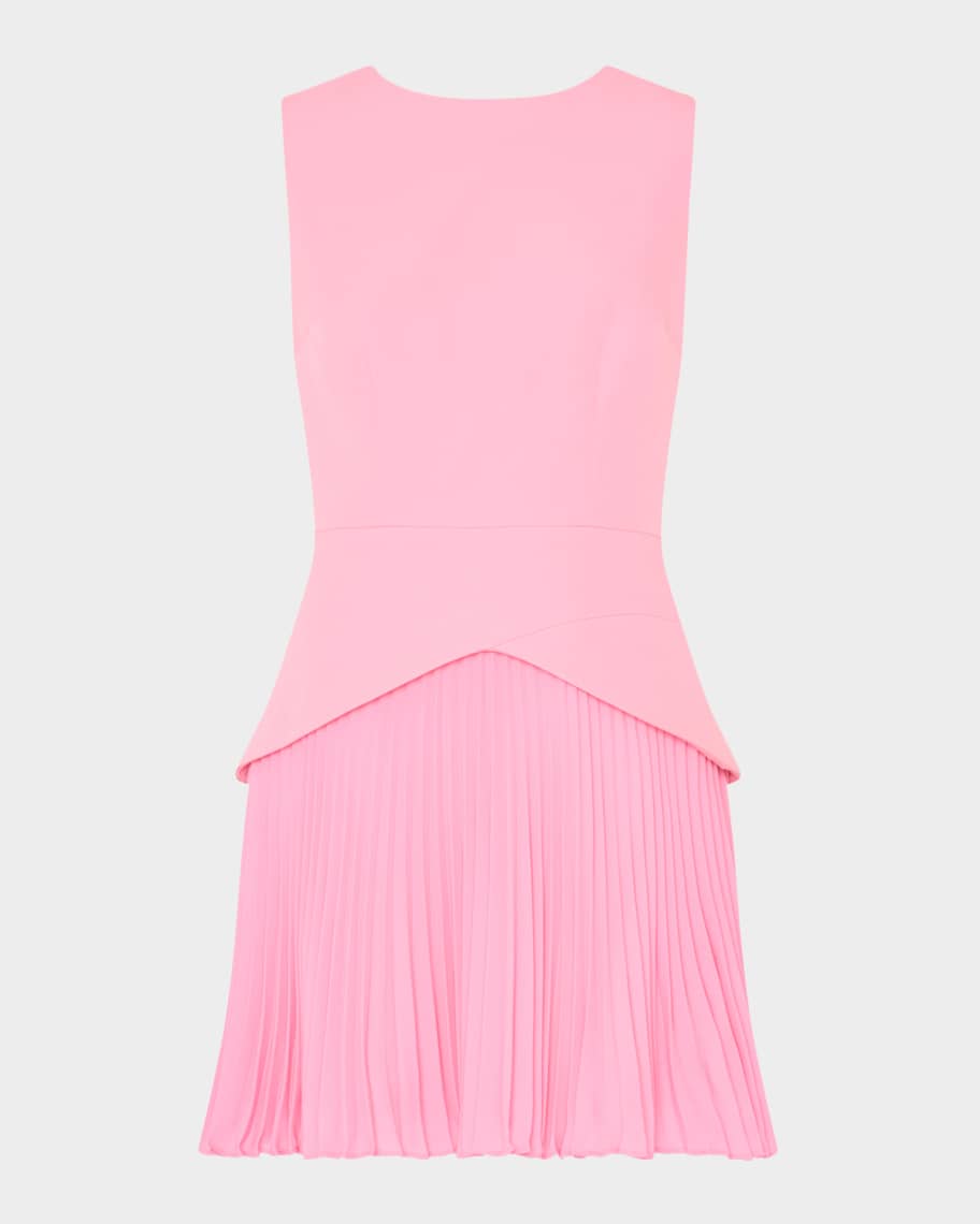 haddy pleated mini dress Milly Haddy Pleated Mini Dress by Milly