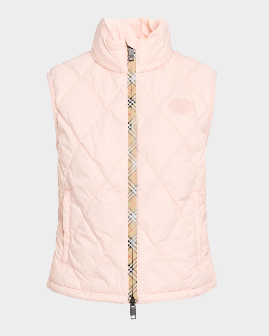 Burberry Cheswick Quilted Zip Vest | Neiman Marcus
