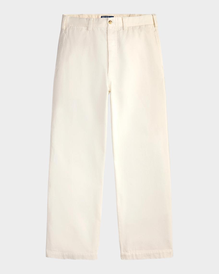 Polo Ralph Lauren Men's Heritage Flat Front Cotton Twill Chinos