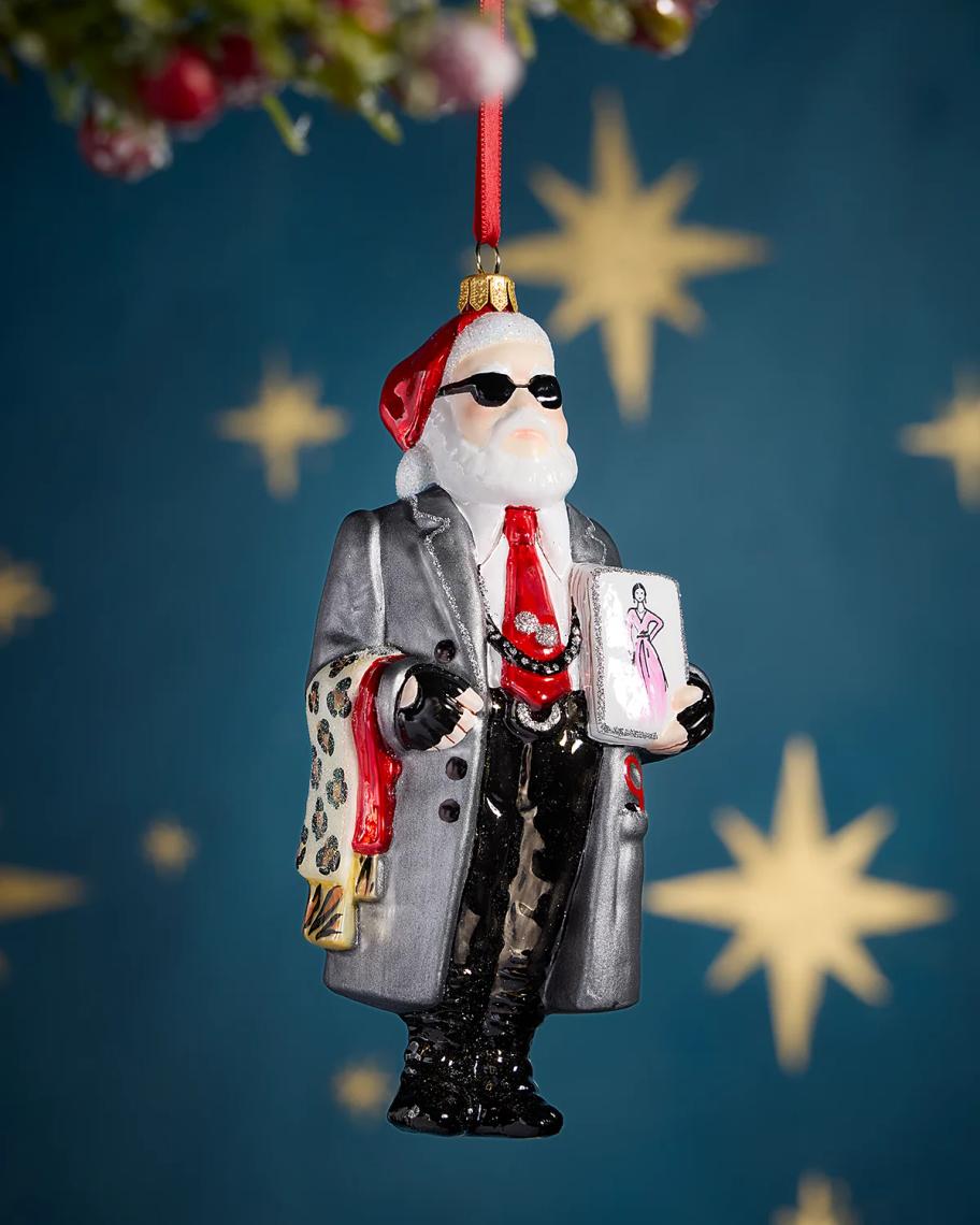 Joy To The World Collectibles Fashion Designer Santa Christmas