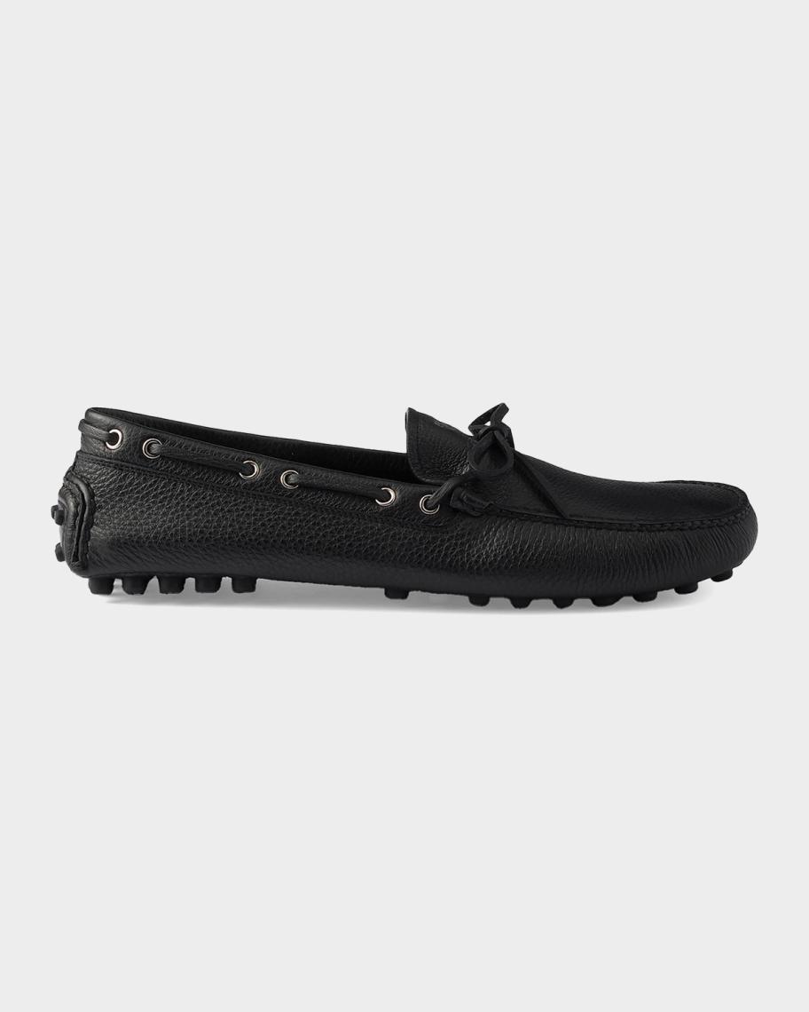 靴 archive PRADA Leather Driving Shoes Prada Men's Leather Driving Shoes | Neiman Marcus