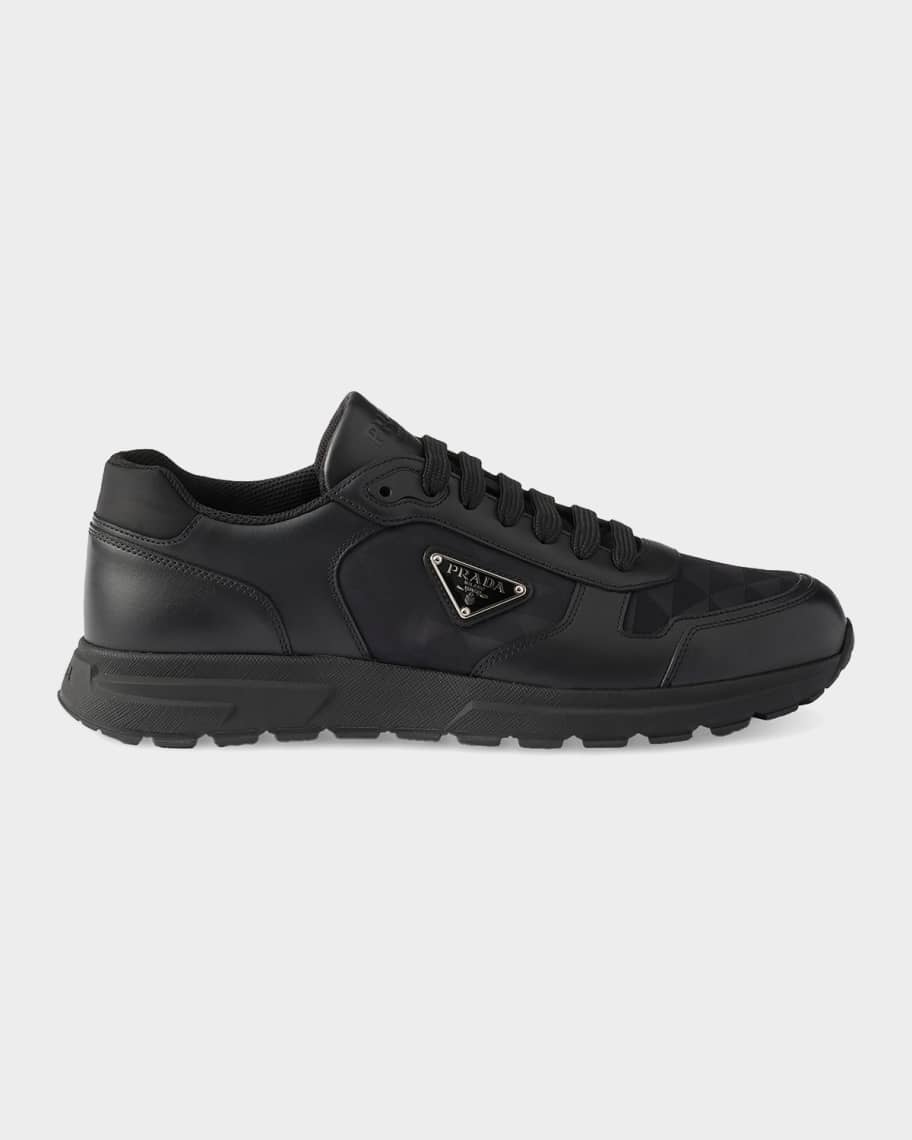 Prada スニーカー Prada Prax 2.0 Re-Nylon & Leather Low-Top Sneakers | Neiman Marcus