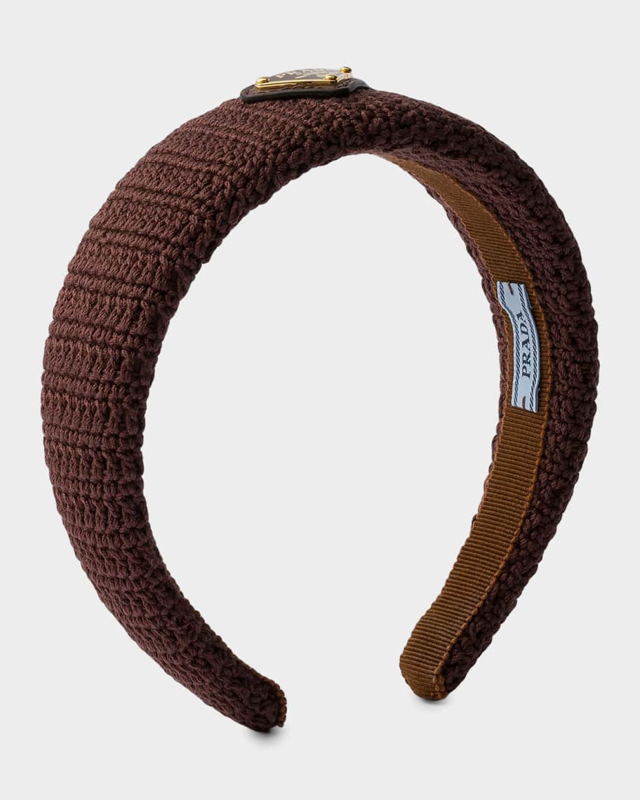 Prada Crochet Headband | Neiman Marcus