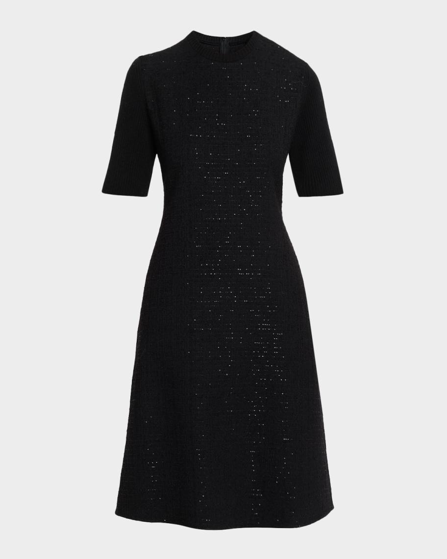 Fabiana Filippi Sequin Dress, Black Woman Black