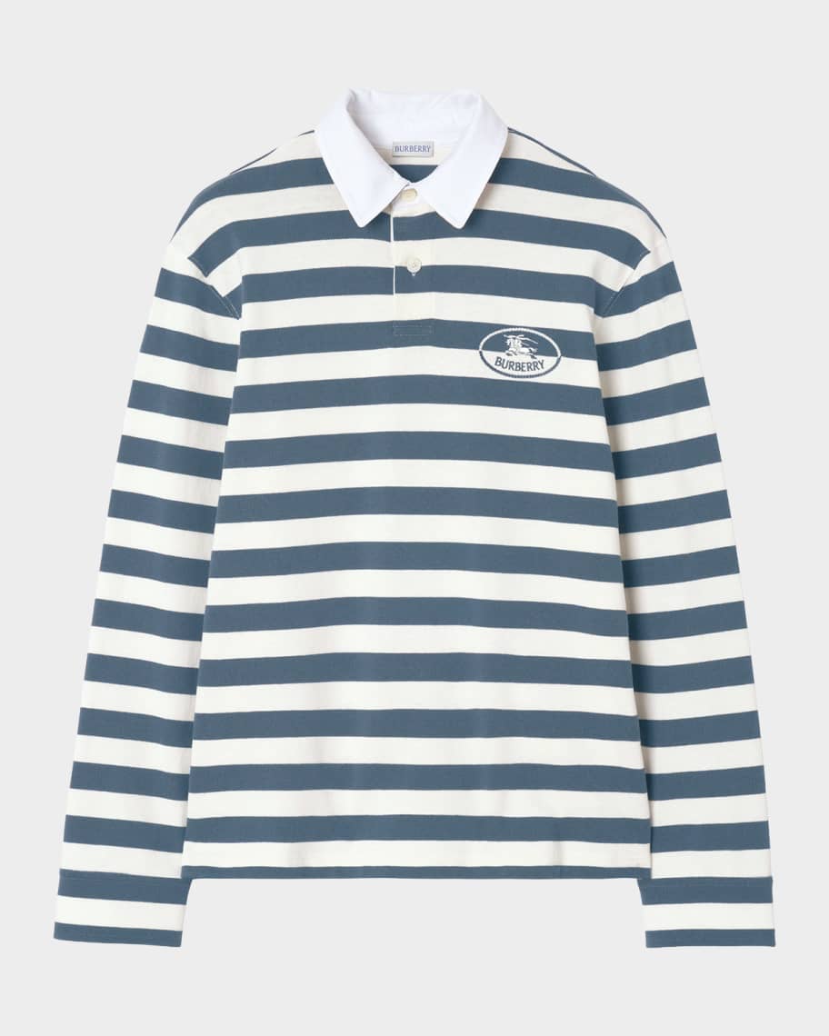 全てPOLO Ralph Lauren 、Burberry 大量 Burberry Men's Striped Cotton Rugby Polo Shirt | Neiman Marcus